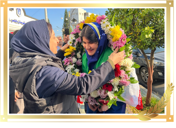 آیین استقبال از الیسا کاسب